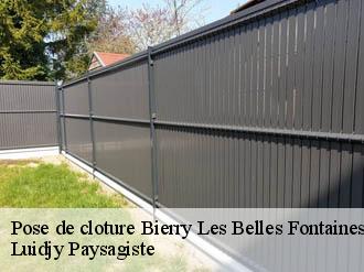 Pose de cloture  bierry-les-belles-fontaines-89420 Lobry elagage 89