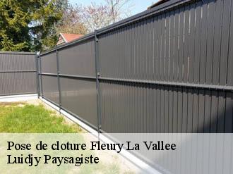 Pose de cloture fleury-la-vallee-89113 Luidjy Paysagiste