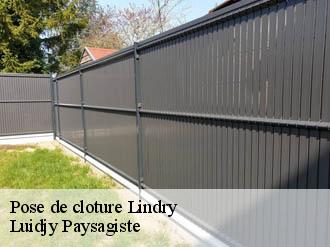 Pose de cloture lindry-89240 Lobry elagage 89