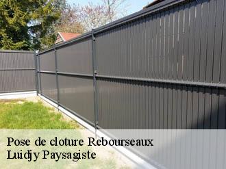 Pose de cloture rebourseaux-89600 Lobry elagage 89