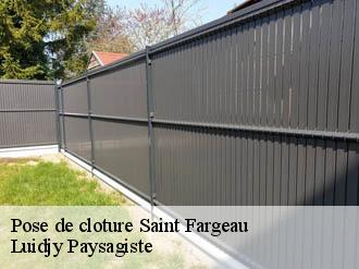 Pose de cloture saint-fargeau-89170 Lobry elagage 89