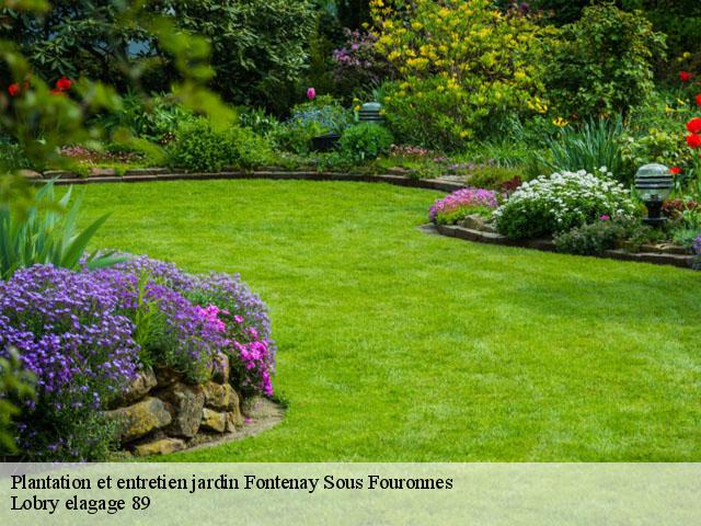 Plantation et entretien jardin  fontenay-sous-fouronnes-89660 Lobry elagage 89